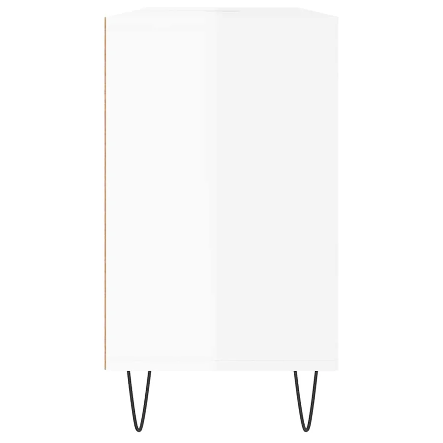 Armoire de salle de bain blanc brillant 80x33x60 cm - 7