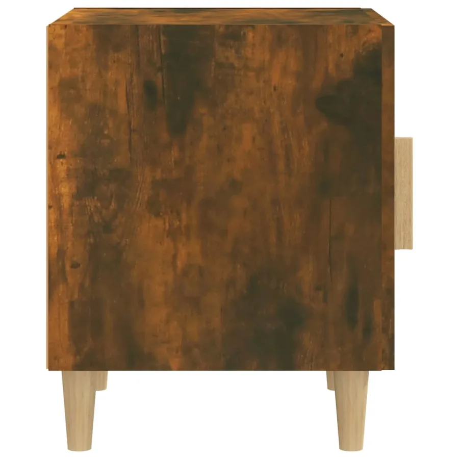 Table de chevet Chêne fumé Bois d'ingénierie - 4
