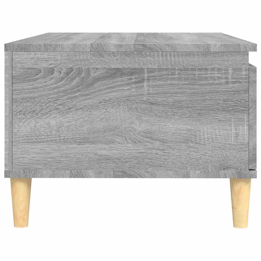 Table basse Sonoma gris 90x50x36,5 cm Bois d'ingénierie - 7