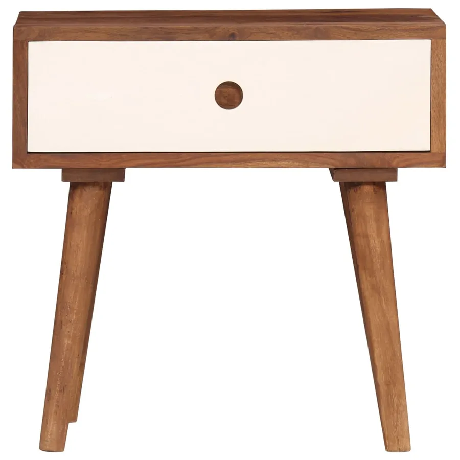 Table de chevet Bois massif de Sesham 45 x 30 x 45 cm - 2