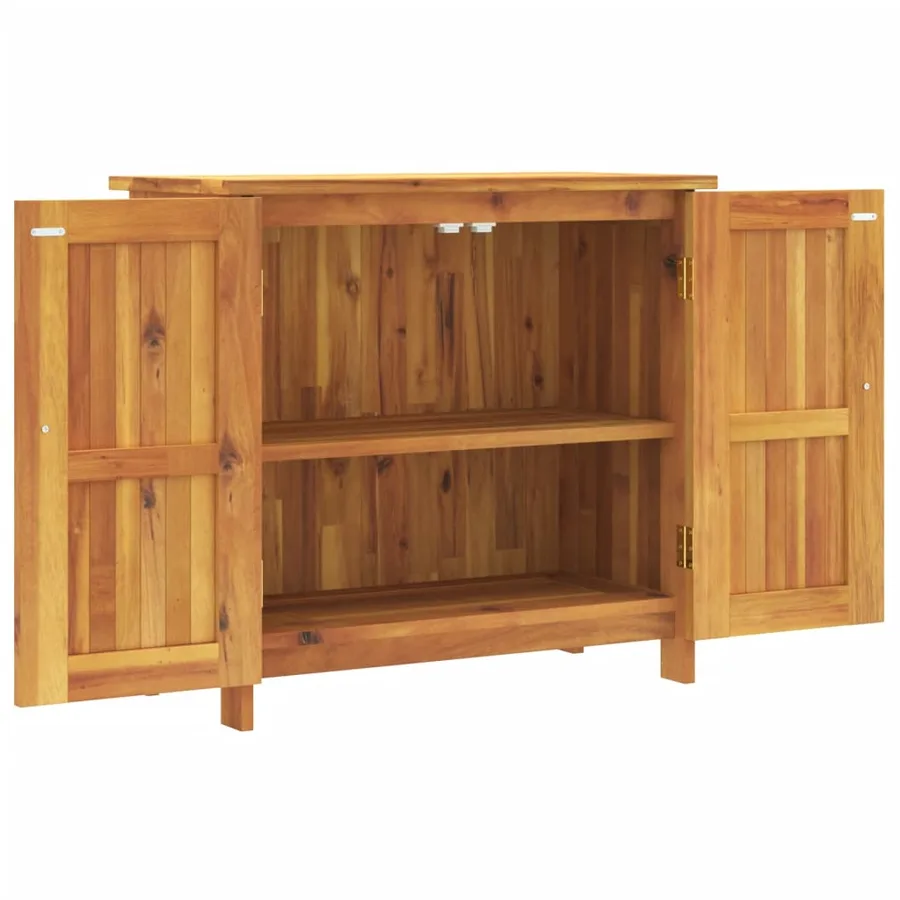 Armoire de jardin 75x35x70 cm bois massif d'acacia - 3