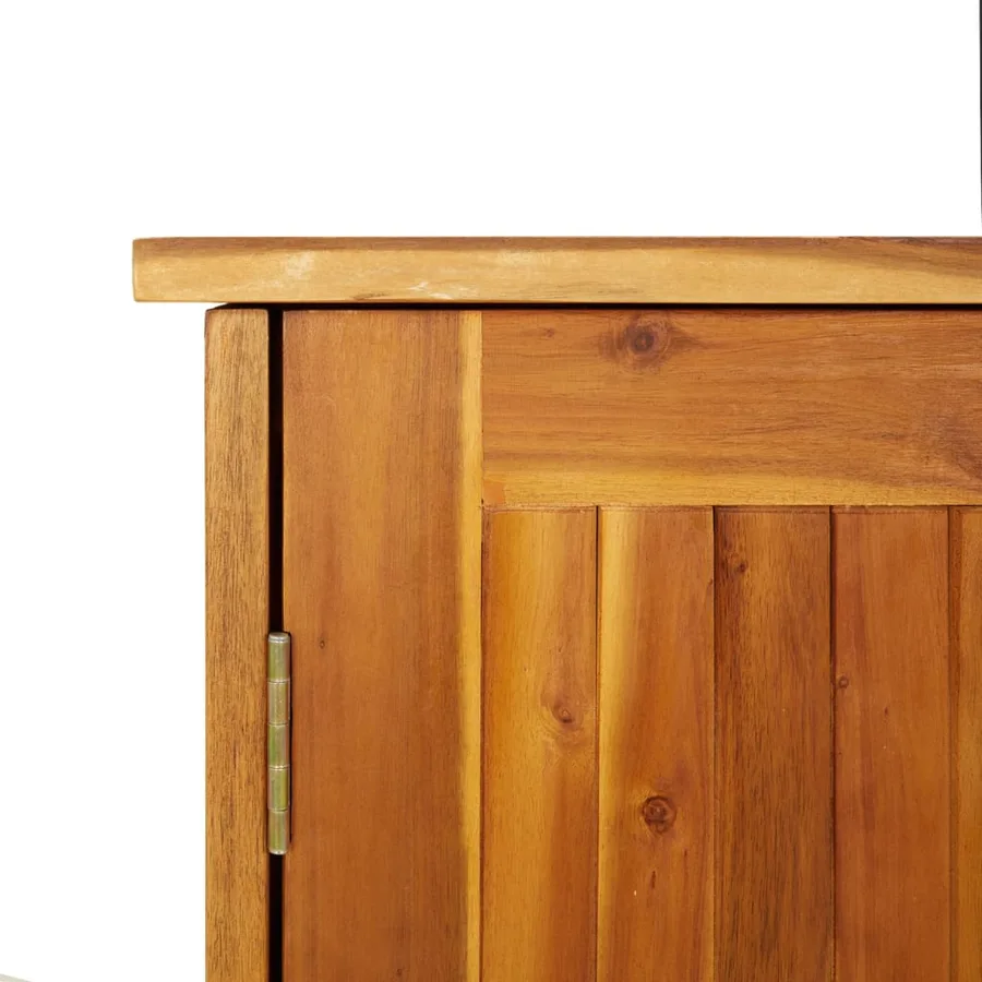 Armoire de jardin 75x35x70 cm bois massif d'acacia - 8