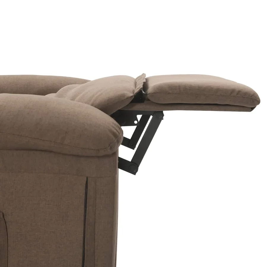 Fauteuil de massage Taupe Tissu - 8
