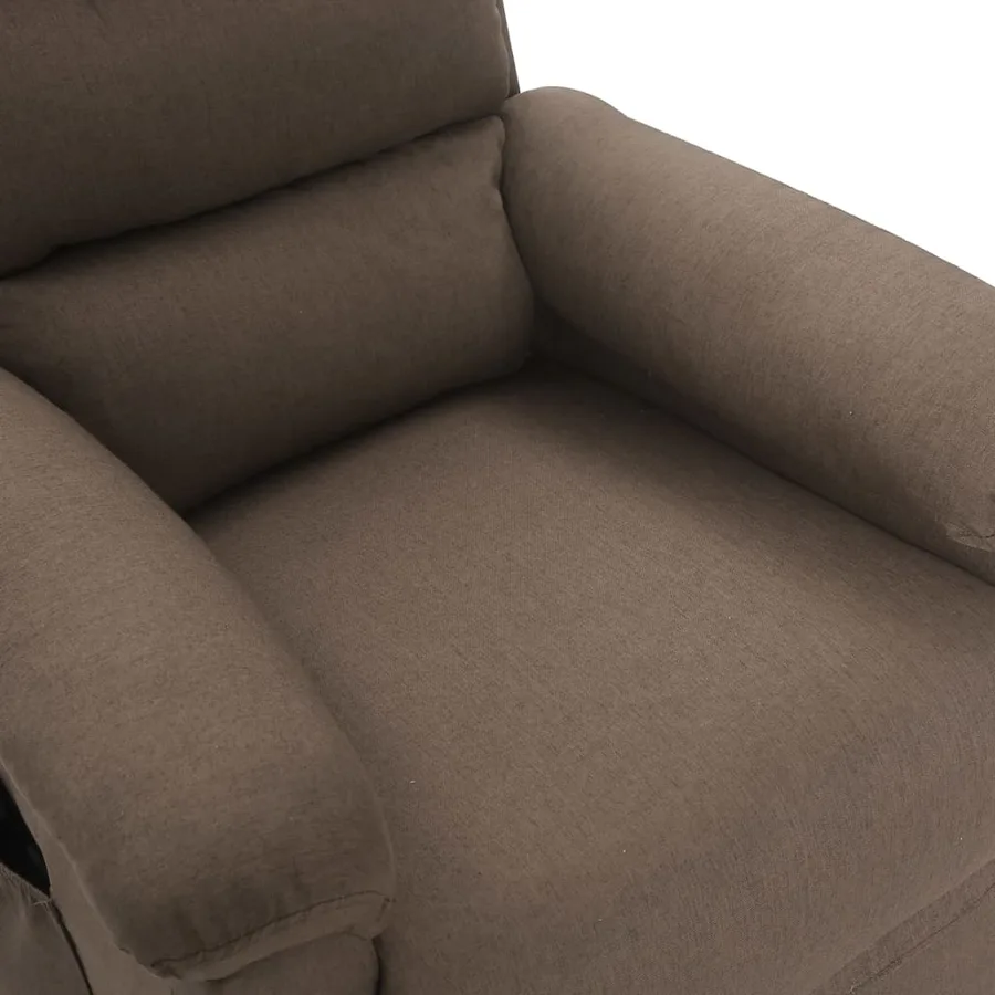 Fauteuil de massage Taupe Tissu - 9