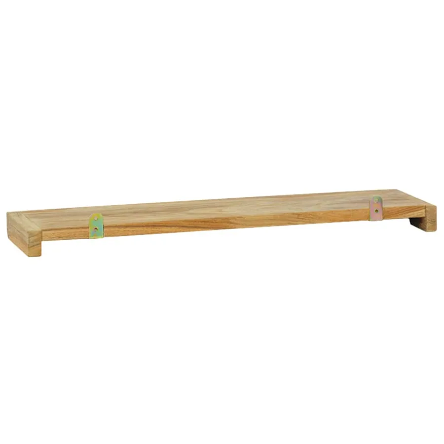 Étagères murales 2 pcs 60x15x4 cm bois de teck massif - 5
