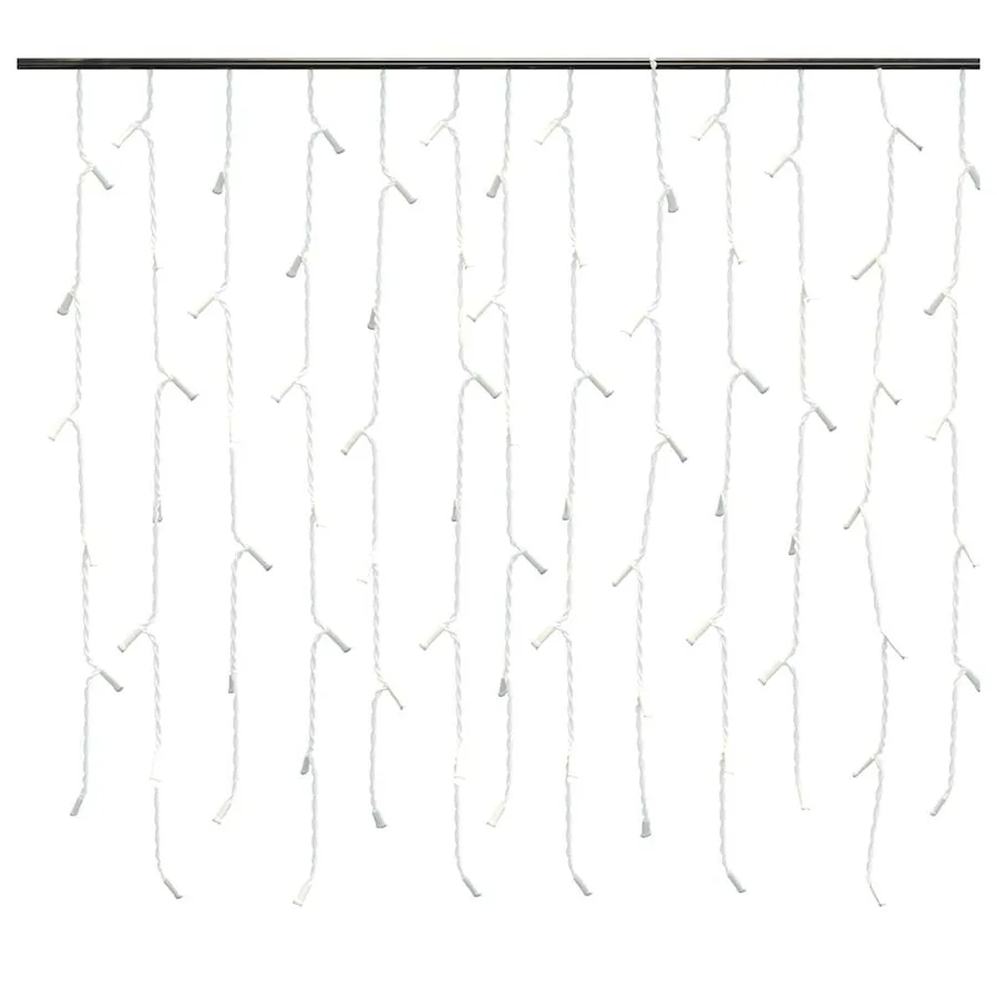 Rideau lumineux à glaçons LED 10m 400 LED Bleu 8 fonctions - 4