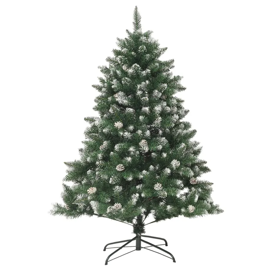 Sapin de Noël artificiel avec support 150 cm PVC - 2