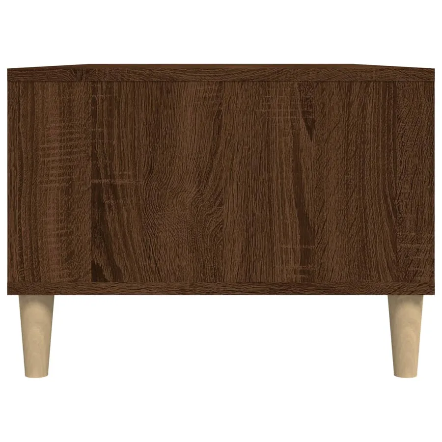Table basse Chêne marron 90x50x36,5 cm Bois d'ingénierie - 8