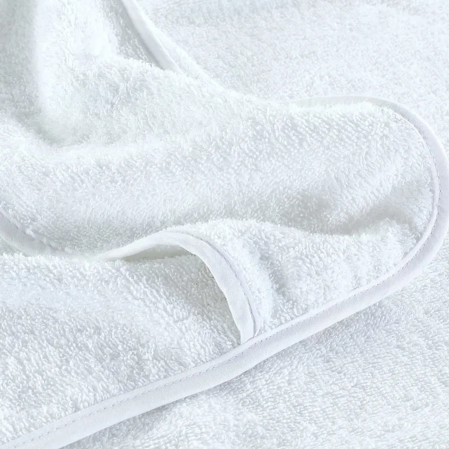 Serviettes de plage 6 pcs blanc 60x135 cm tissu 400 GSM - 6