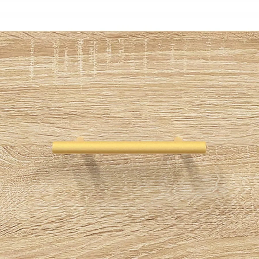 Table de chevet chêne sonoma 40x35x47,5 cm bois d’ingénierie - 9
