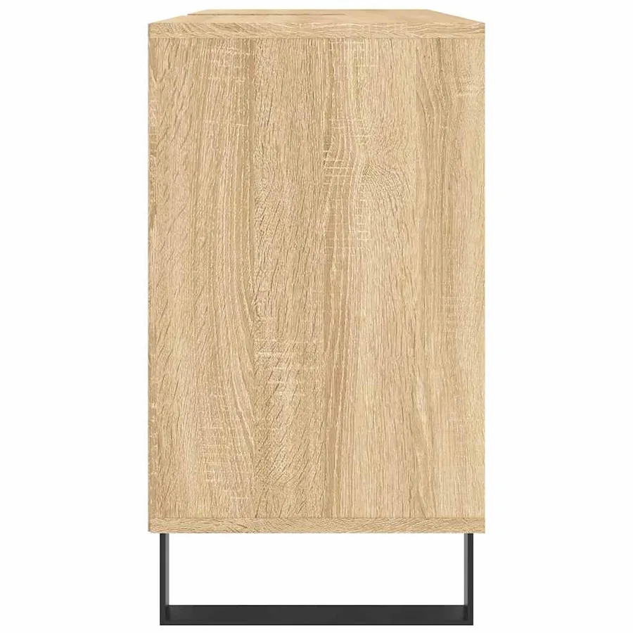 Armoire salle de bain chêne sonoma 80x33x60cm bois d'ingénierie - 7