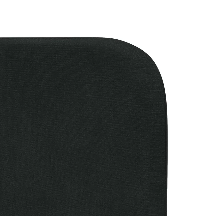 Oreille de tête de lit Noir 80 x 16 x 4 cm Velours - 9