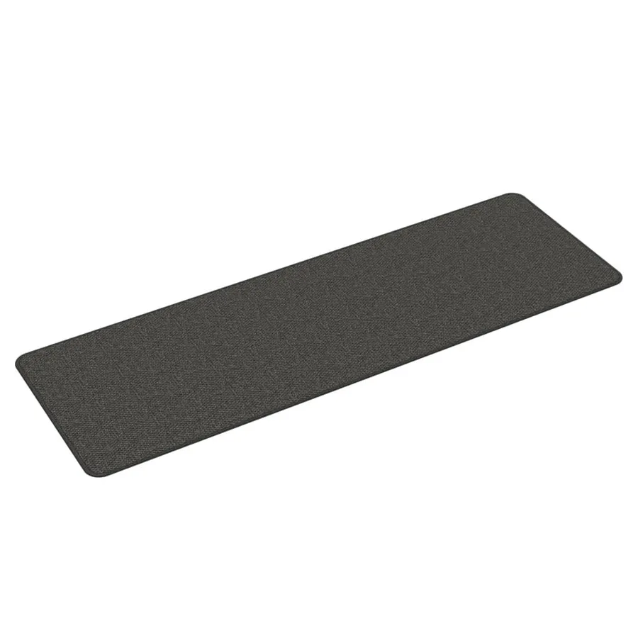 Tapis de couloir aspect sisal anthracite 50x150 cm - 2
