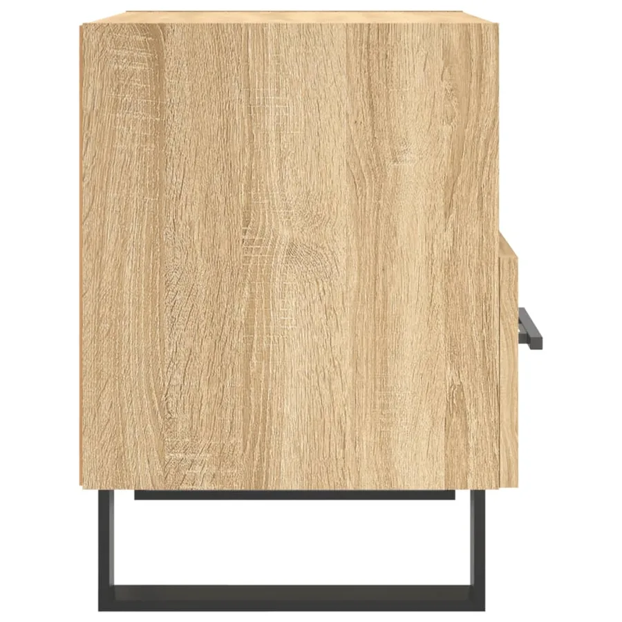 Table de chevet chêne sonoma 40x35x47,5 cm bois d’ingénierie - 5