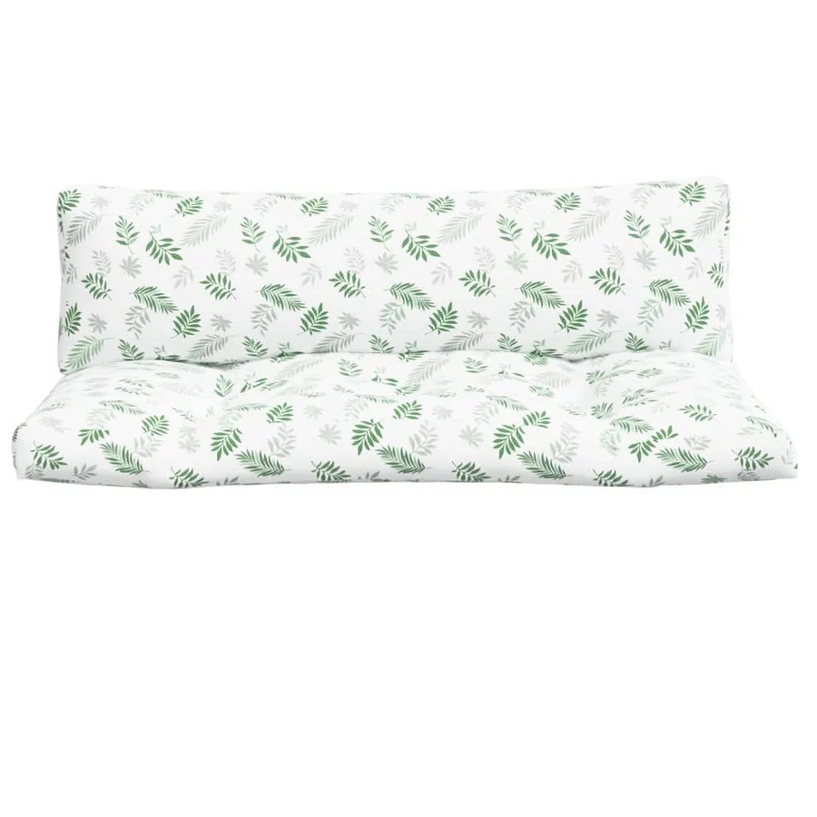 Coussins de palette lot de 2 motif de feuilles tissu Oxford - 4