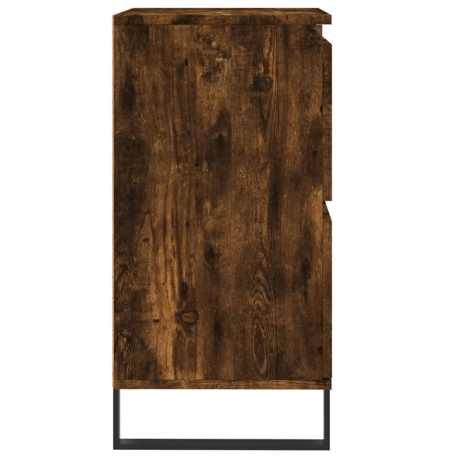Buffets 3 pcs Chêne fumé Bois d'ingénierie - 7