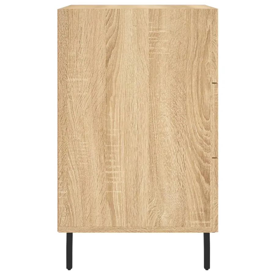 Table de chevet chêne sonoma 40x40x66 cm bois d'ingénierie - 6