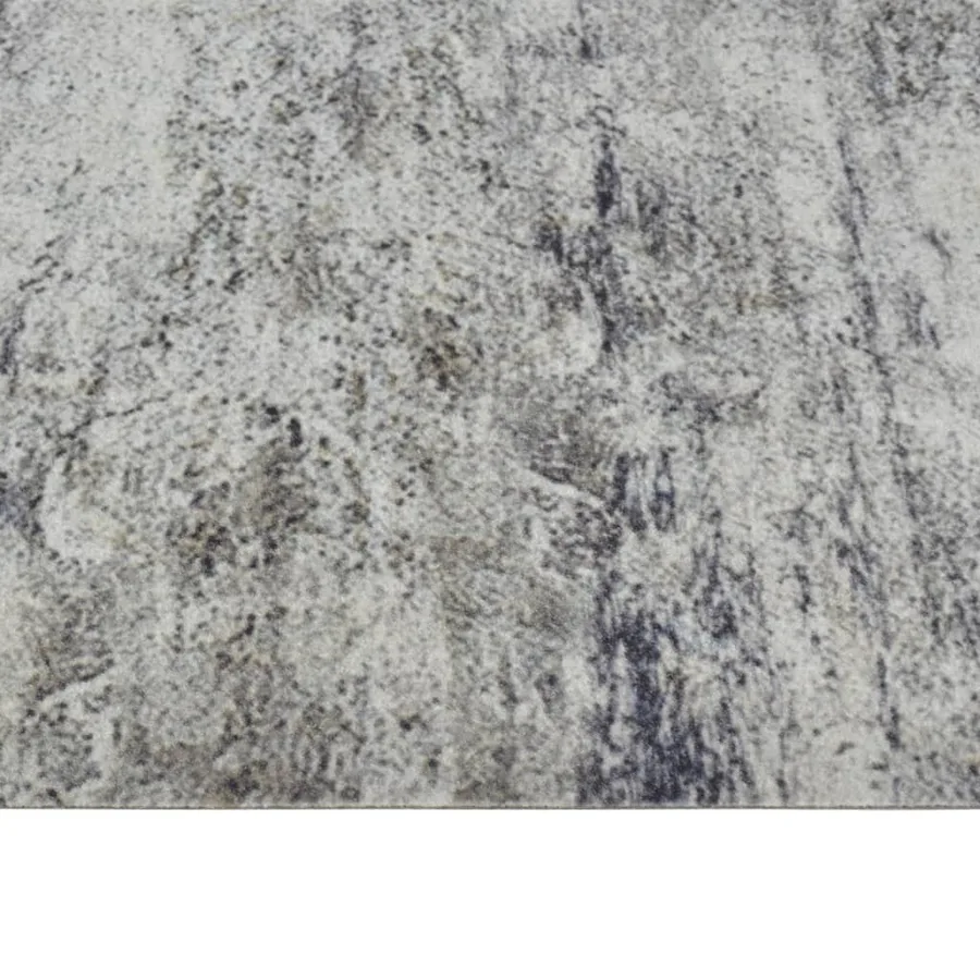 Tapis de cuisine lavable impression béton 45x150 cm velours - 4
