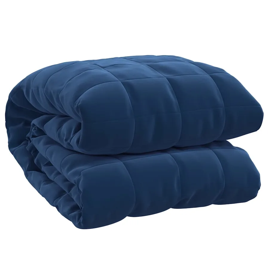 Couverture lestée Bleu 155x220 cm 11 kg Tissu - 2