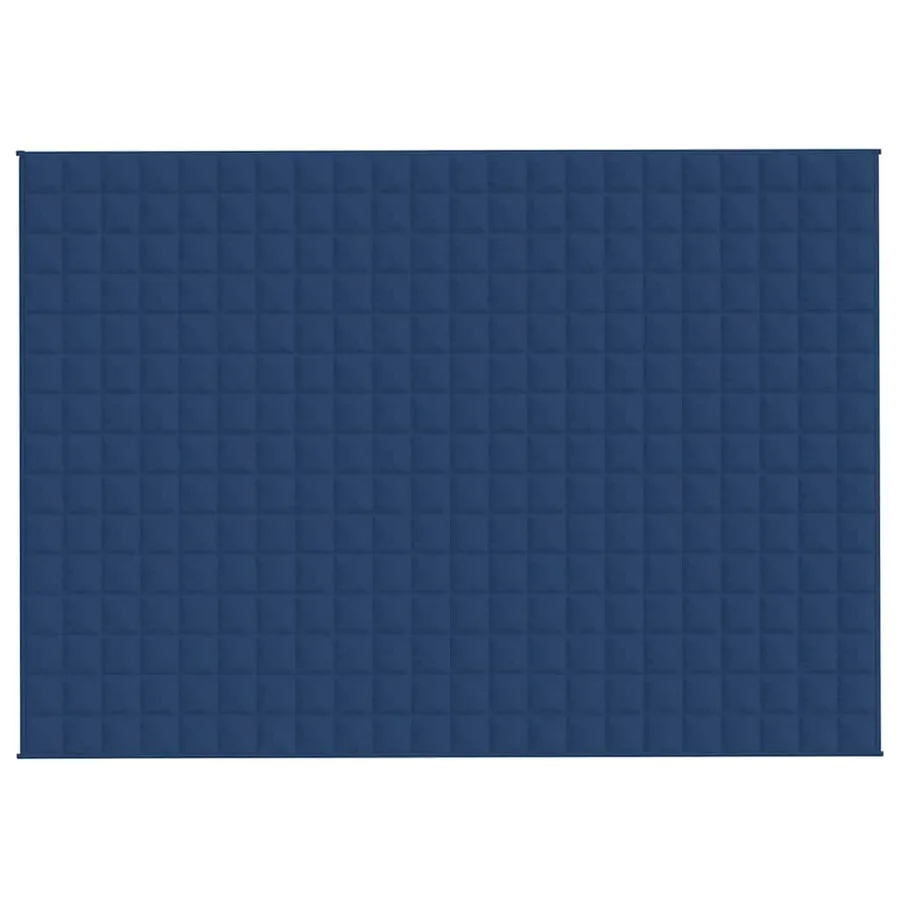 Couverture lestée Bleu 155x220 cm 11 kg Tissu - 3
