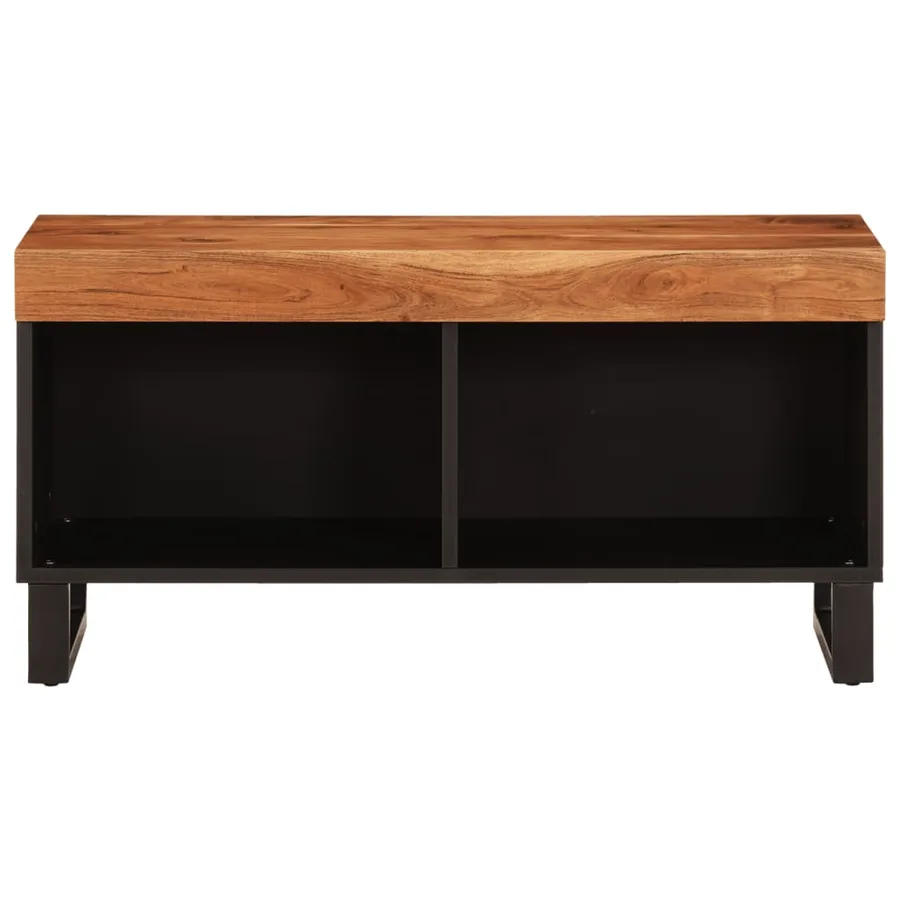 Meuble TV 85x33x43,5 cm bois d'acacia massif - 3