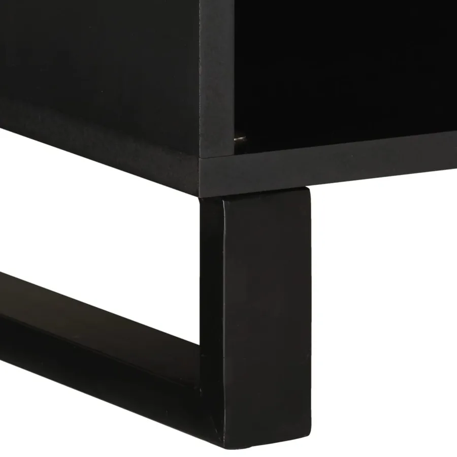 Meuble TV 85x33x43,5 cm bois d'acacia massif - 7