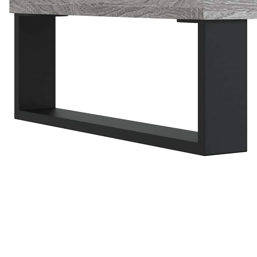 Buffet sonoma gris 101,5x35x70 cm bois d'ingénierie - 9