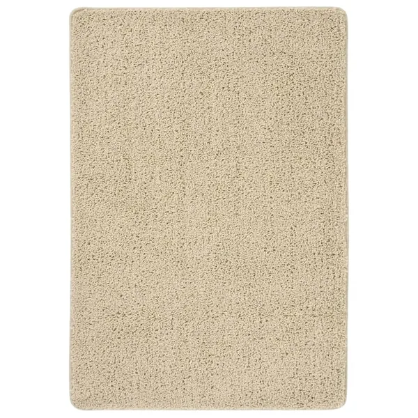 Tapis shaggy antidérapant Crème 120x170 cm