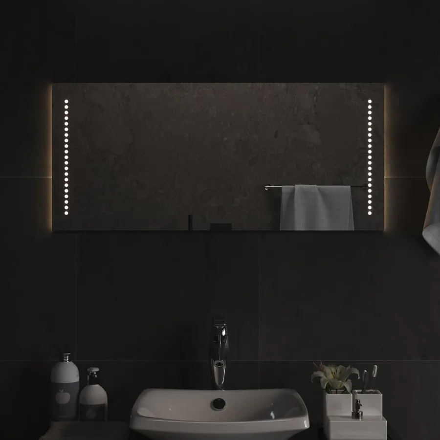 Miroir de salle de bain à LED 40x90 cm