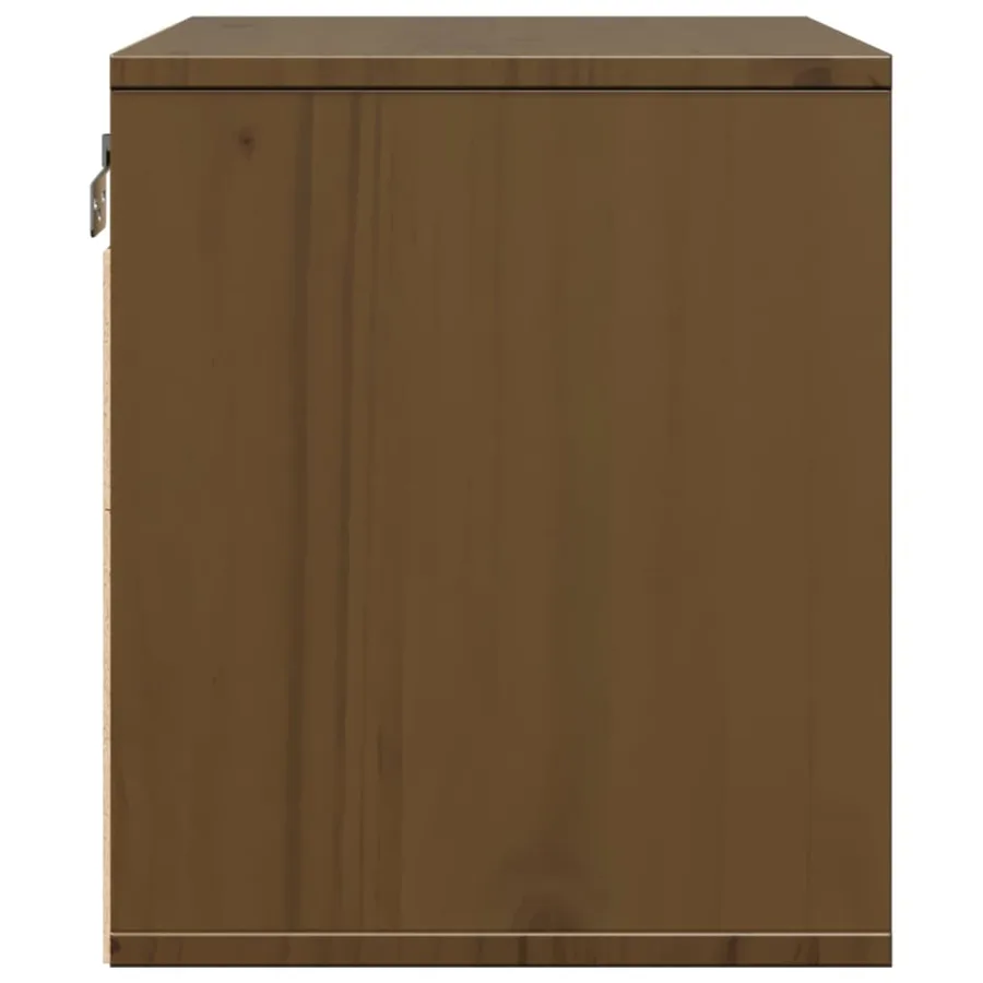 Armoire murale Marron miel 45x30x35 cm Bois de pin massif - 6
