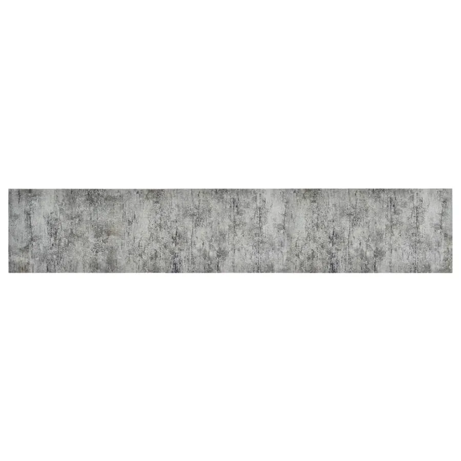 Tapis de cuisine lavable impression béton 60x300 cm velours - 2