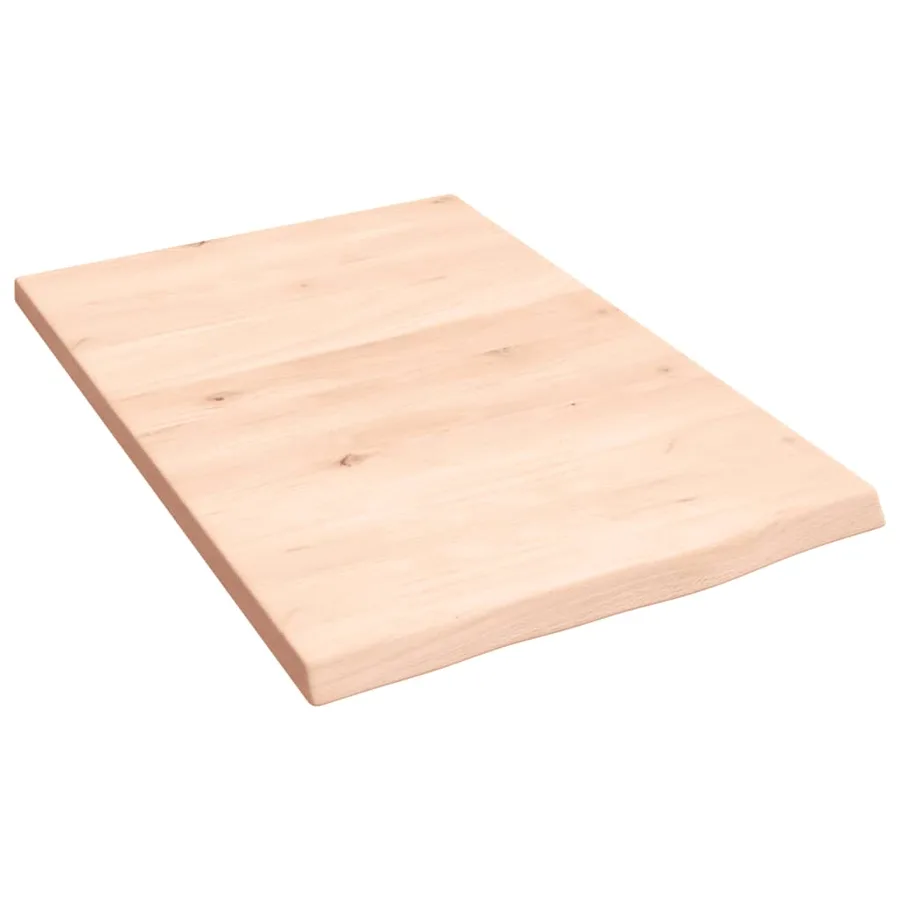 Étagère murale 40x60x2 cm bois de chêne massif non traité - 2