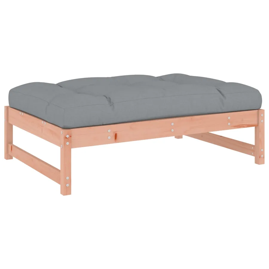 Salon de jardin 5 pcs avec coussins bois massif douglas - 5