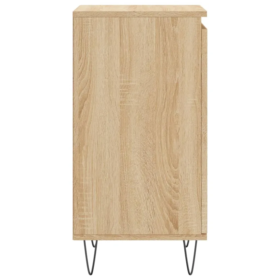 Buffets 2 pcs chêne sonoma 40x35x70 cm bois d'ingénierie - 8