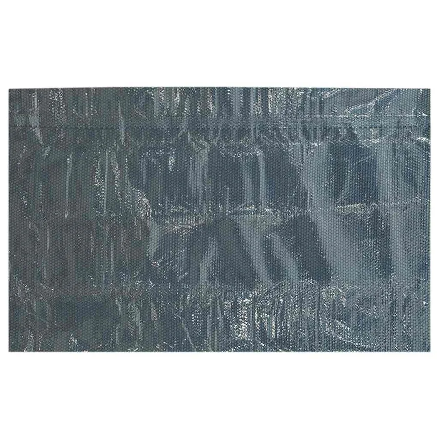 Film solaire de piscine flottant PE 600x300 cm Noir et bleu - 4