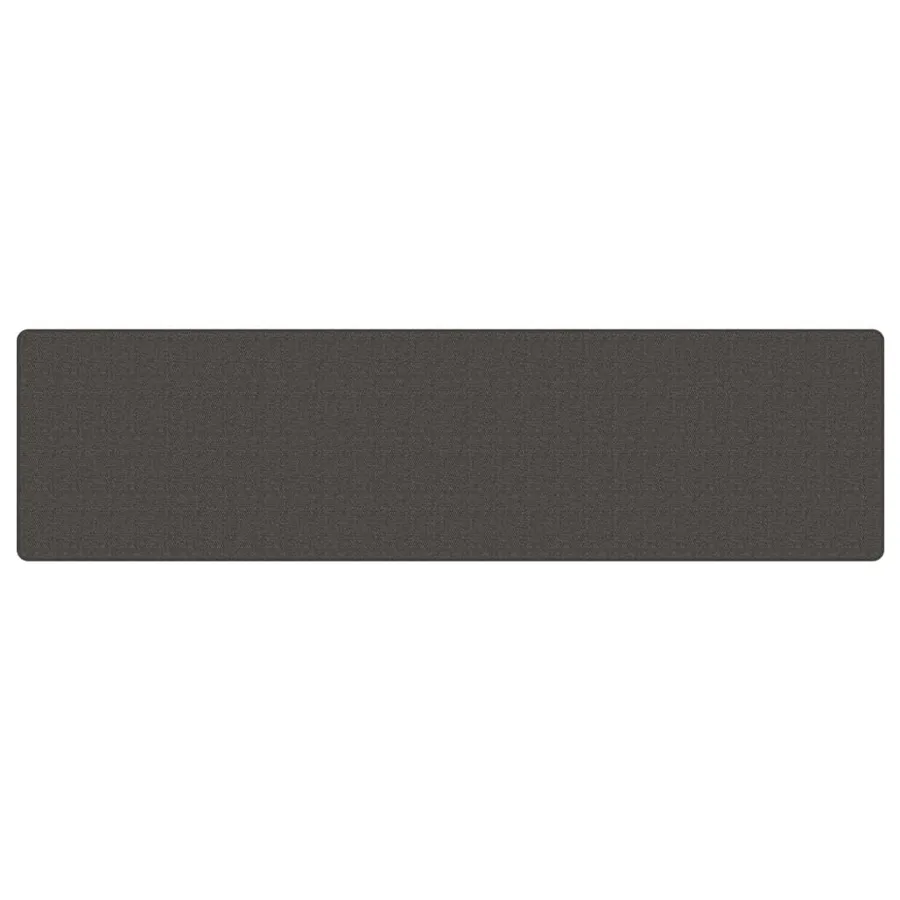 Tapis de couloir aspect sisal anthracite 80x300 cm - 3
