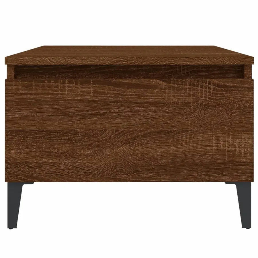 Tables d'appoint 2 pcs Chêne marron 50x46x35 cm Bois ingénierie - 7