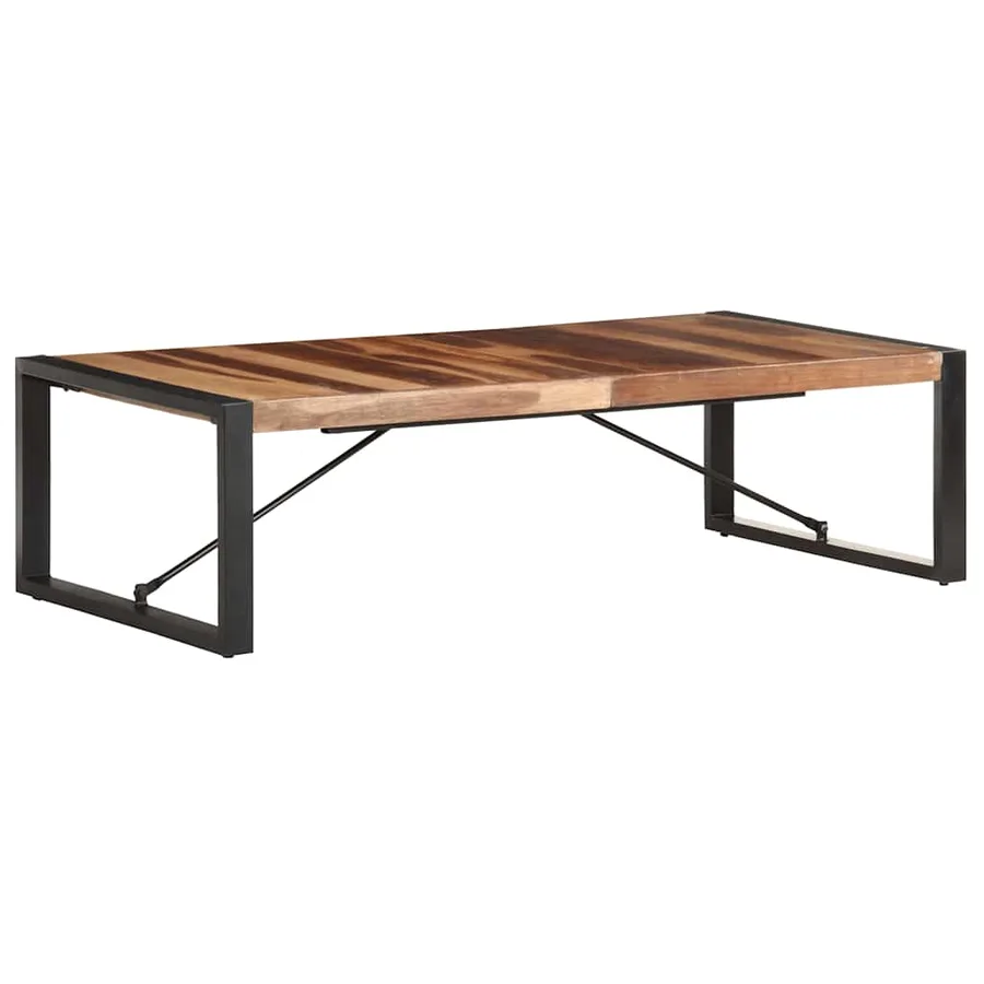 Table basse 140x70x40 cm Bois solide - 11