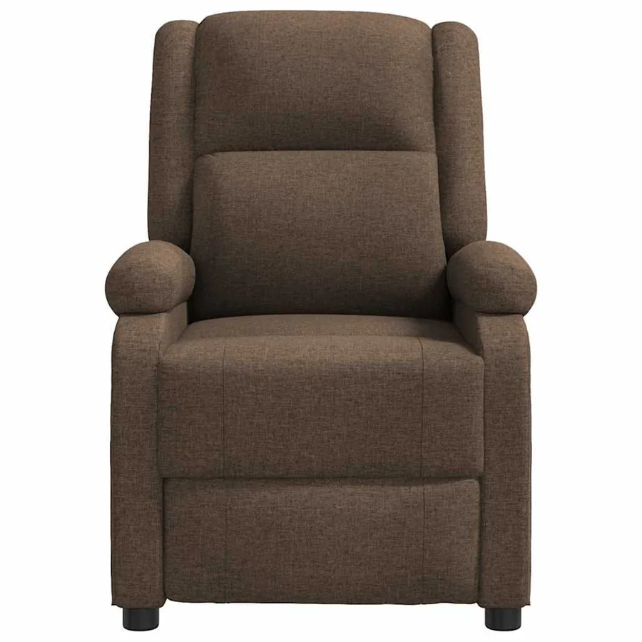 Fauteuil inclinable Marron Tissu - 3