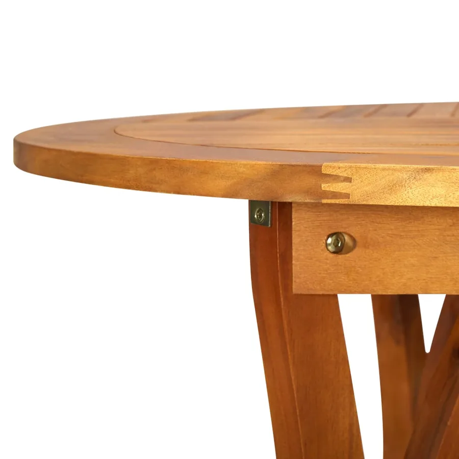 Table de jardin 201x100x75 cm Bois d'acacia massif - 5