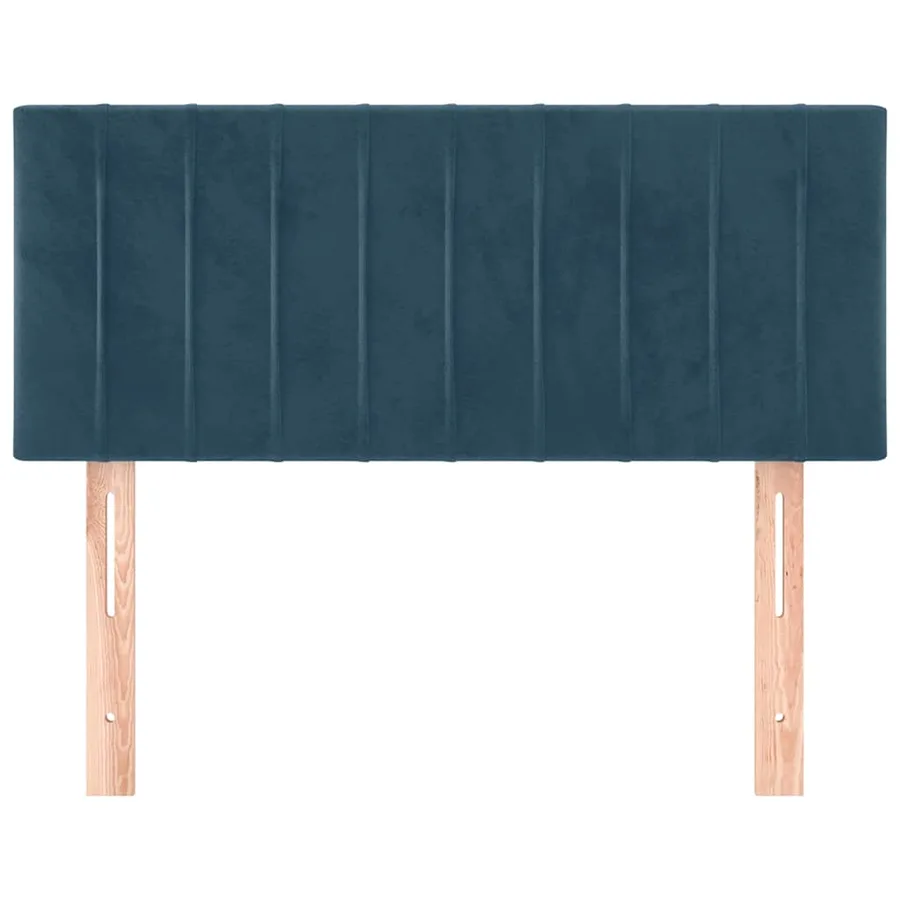 Tête de lit Bleu foncé 80x5x78/88 cm Velours - 3