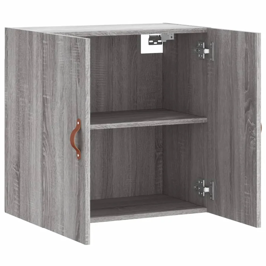 Armoire murale sonoma gris 60x31x60 cm bois d'ingénierie - 6
