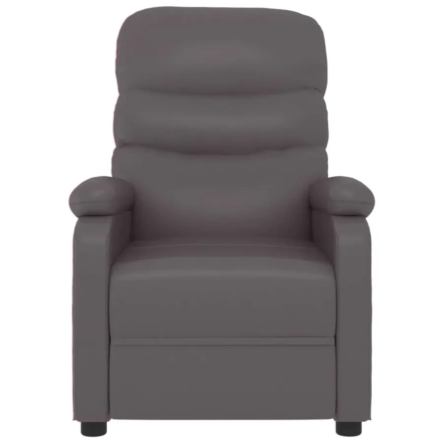 Fauteuil inclinable Gris Similicuir - 3