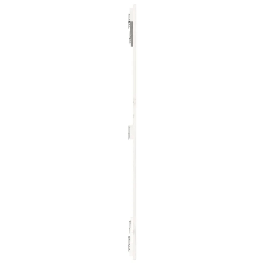 Tête de lit murale Blanc 82,5x3x110 cm Bois massif de pin - 5