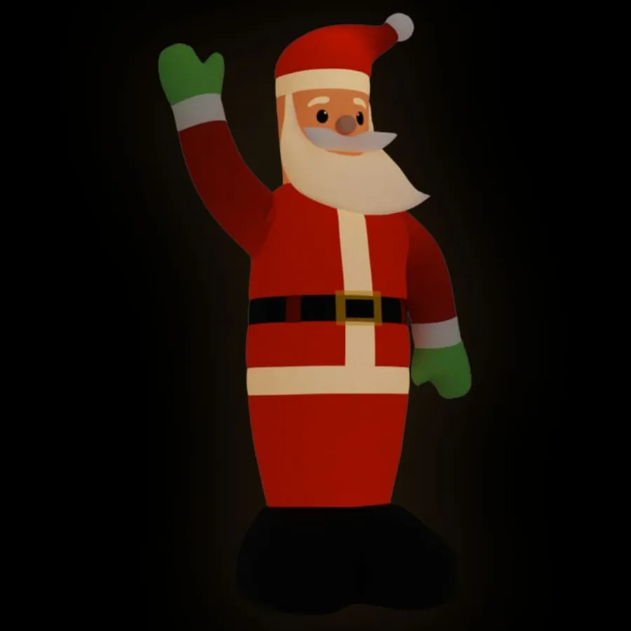 Père Noël gonflable avec LED 820 cm - 2