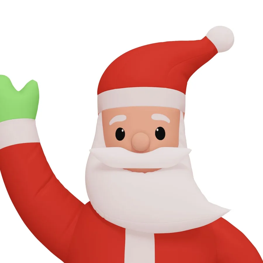 Père Noël gonflable avec LED 820 cm - 6