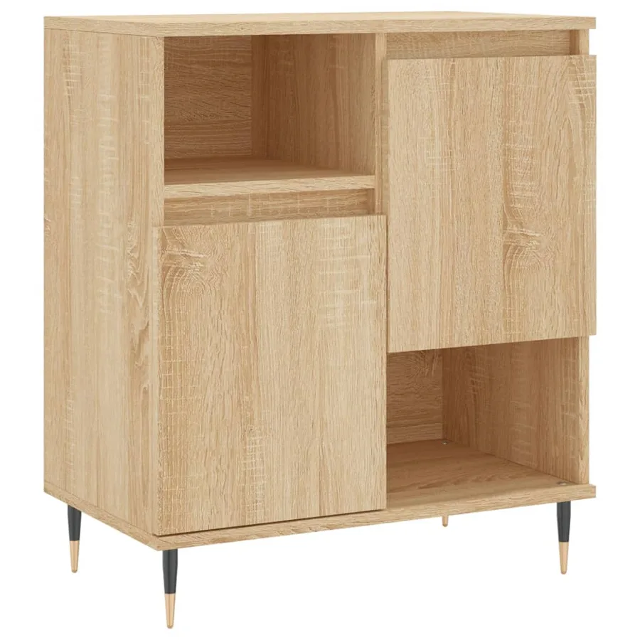 Buffet Chêne sonoma 60x35x70 cm Bois d'ingénierie - 2