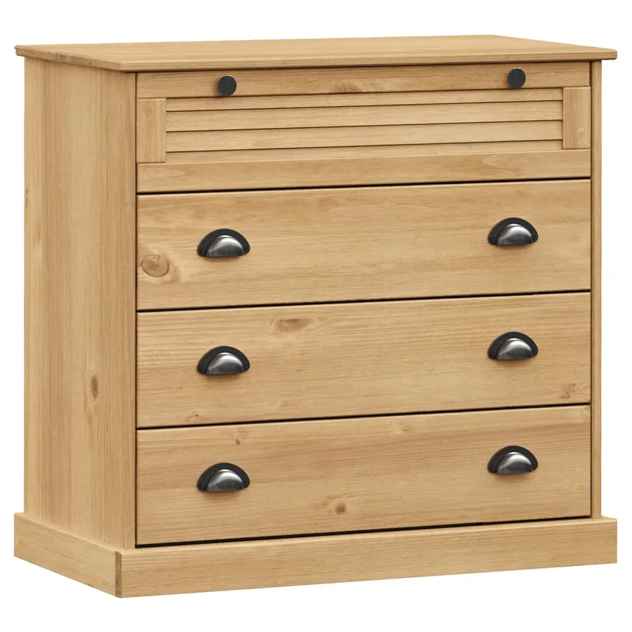 Commode VIGO 80x40x76 cm bois massif de pin - 2