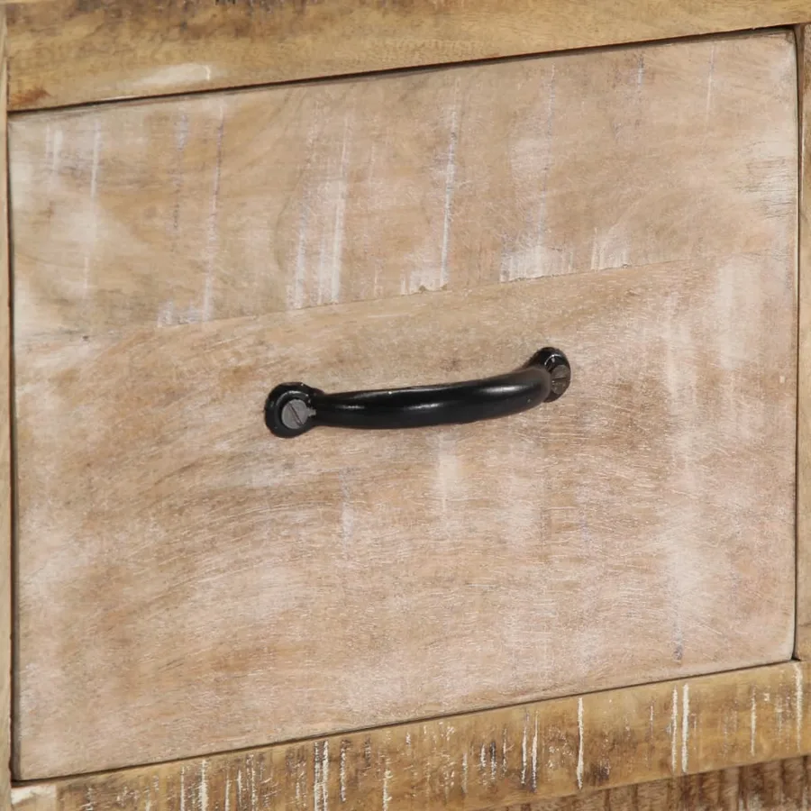 Table basse 90x60x30 cm Bois de manguier massif - 5