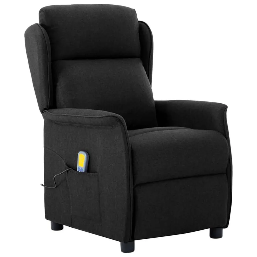 Chaise de massage Noir 93.5 x 67.5 x 101.5 cm tissu